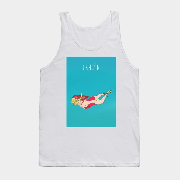 Cancun Quintana Roo Mexico Tank Top by DiegoCarvalho